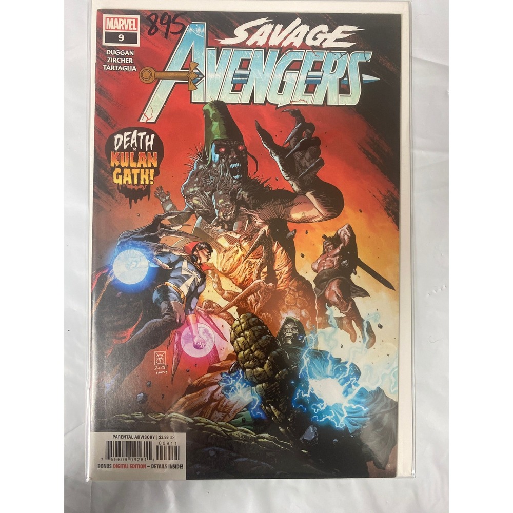 Marvel Savage Avengers 9 2020 Gerry Duggan Patch Zircher‎ Death Kulan Gath